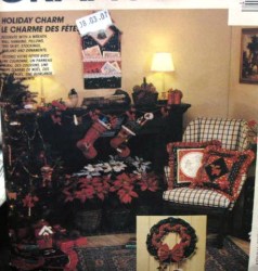 3883 XMAS WREATH, WALL HANG, PILLOWS, ORNAMENTS PATTERN